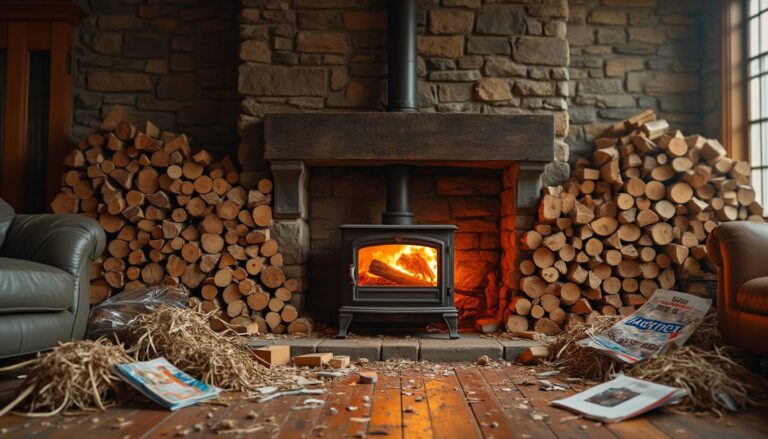 Que doit on jamais mettre dans un poêle à bois ou une cheminée